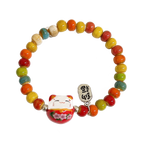 Pulsera de Gato cuentas de colores
