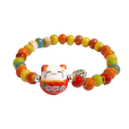 Pulsera de Gato cuentas de colores