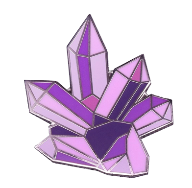 Pin - Cuarzos Morados
