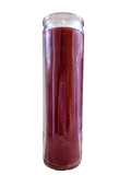 Veladora Lisa - Rojo Granate