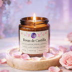 Vela Cera de Soya  - Aroma Rosas de Castilla