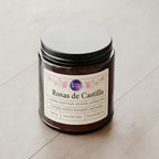 Vela Cera de Soya  - Aroma Rosas de Castilla