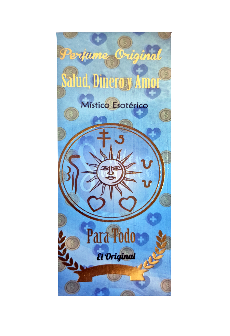 Perfume con Dije - Salud, Dinero y Amor