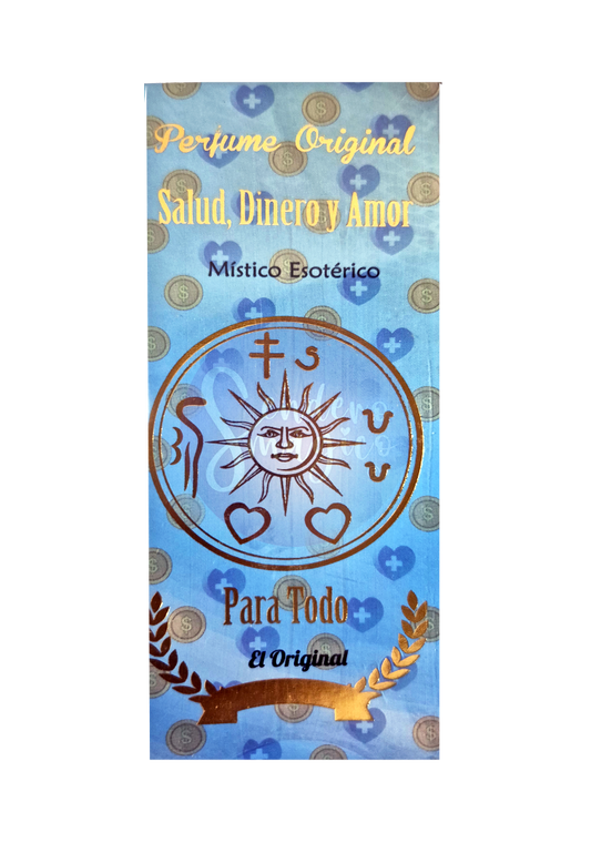 Perfume con Dije - Salud, Dinero y Amor