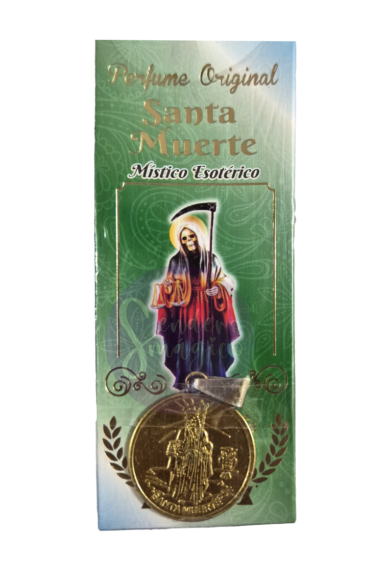 Perfume con Dije - Santa Muerte