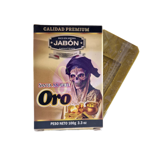 Jabón Floral - Santa Muerte Oro