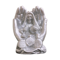 Vela Manos Santa Muerte - Plata