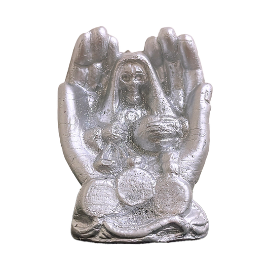 Vela Balanza Santa Muerte - Plata