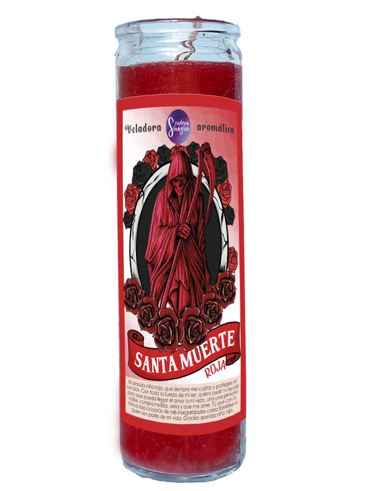 Veladora - Santa Muerte Roja