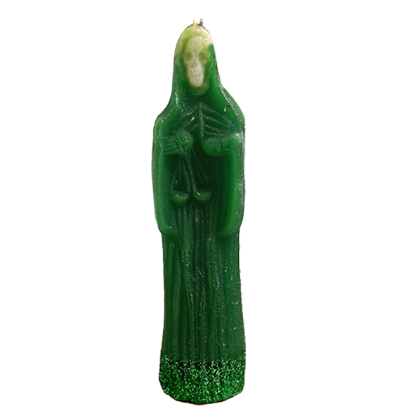 Vela de figura - Santa Muerte Verde