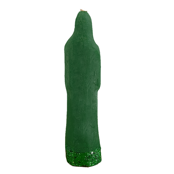 Vela de figura - Santa Muerte Verde