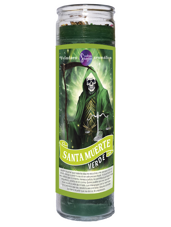 Veladora - Santa Muerte Verde