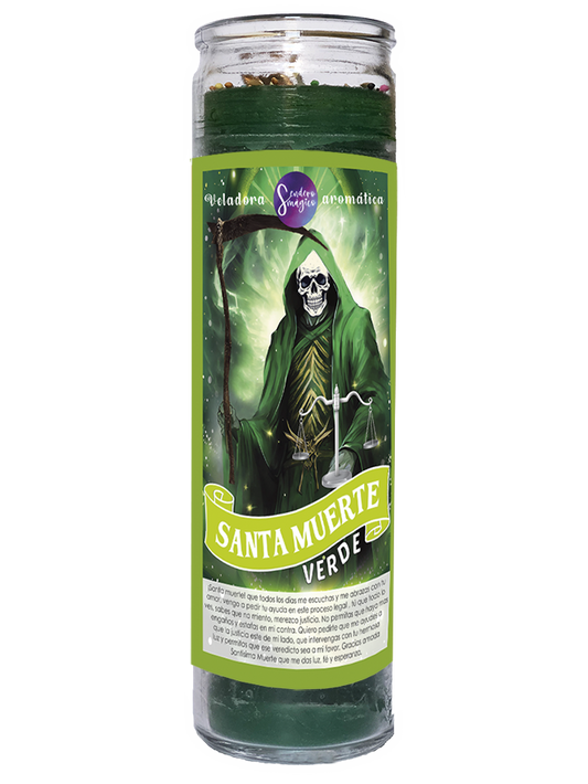 Veladora - Santa Muerte Verde