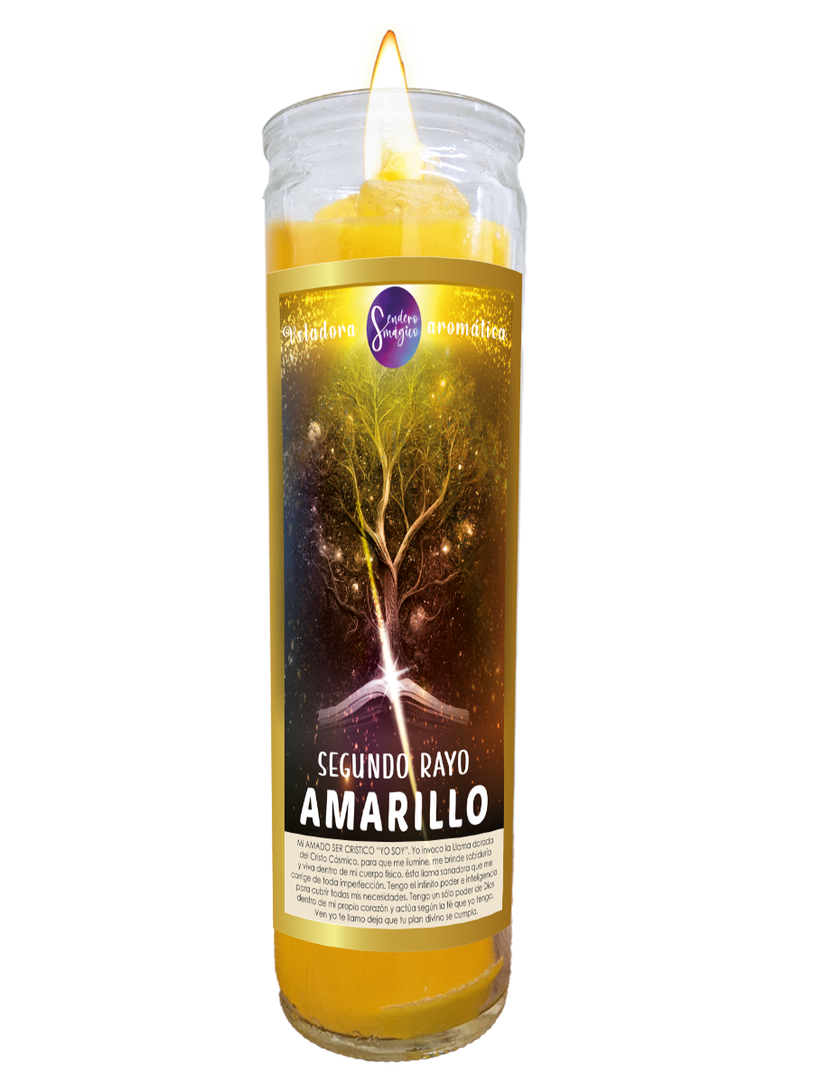 Veladora - Segundo Rayo - Amarillo