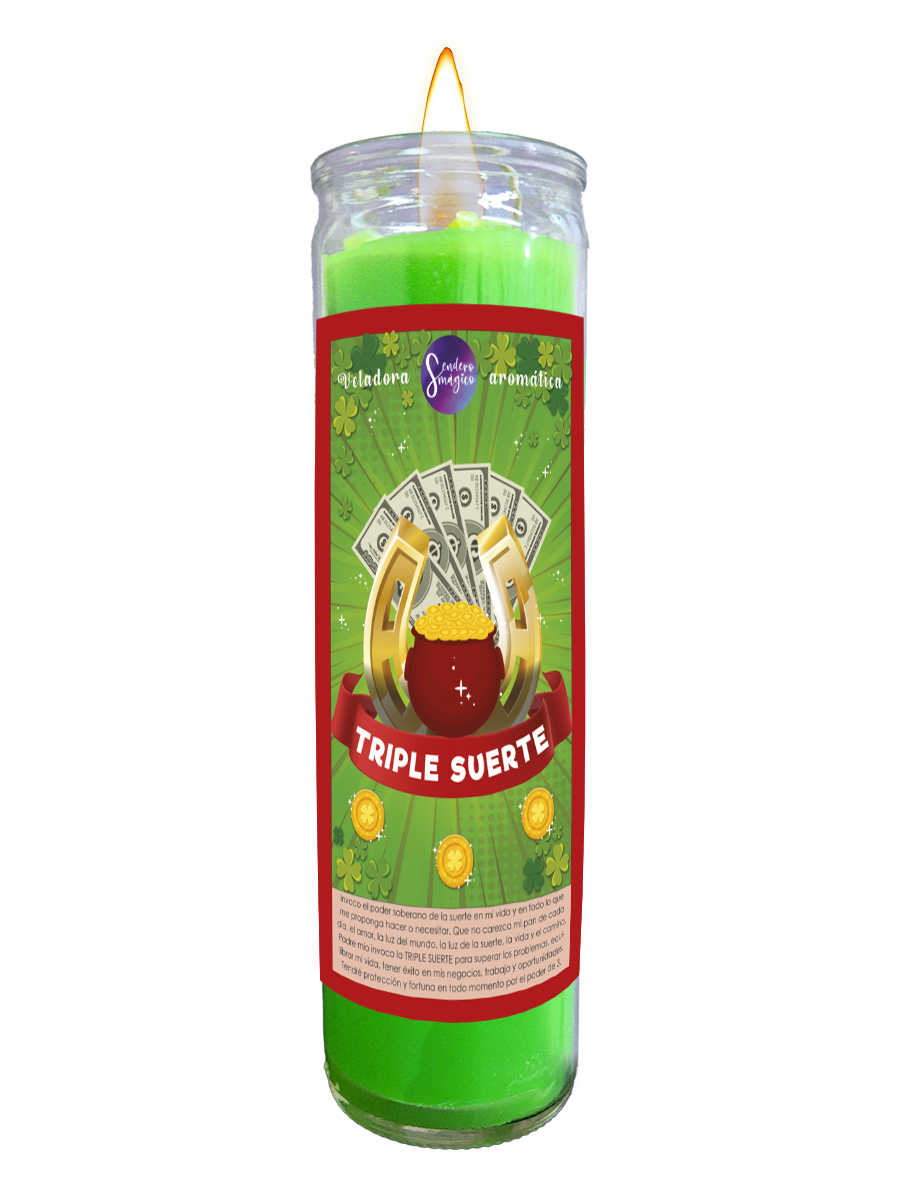 Veladora - Triple suerte