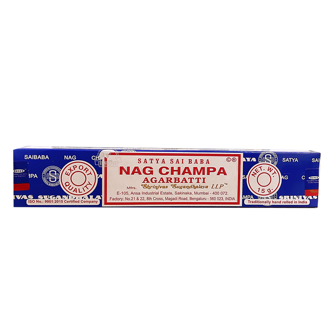 Incienso Nag Champa 15g