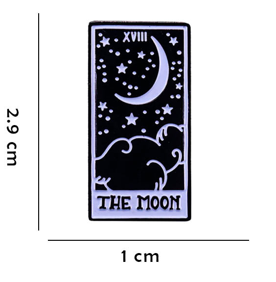 Pin - Mini Tarot The Moon/La Luna