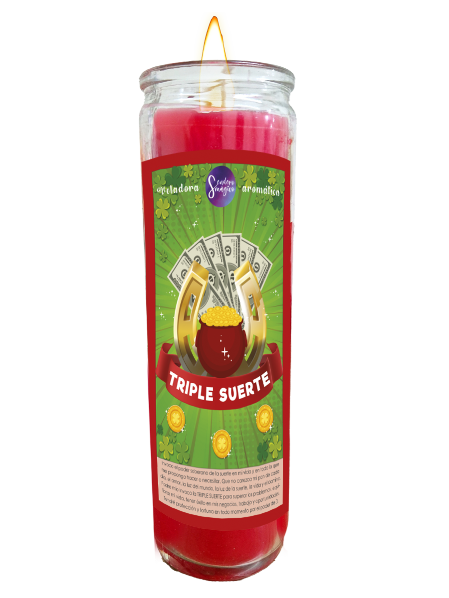 Veladora - Triple suerte
