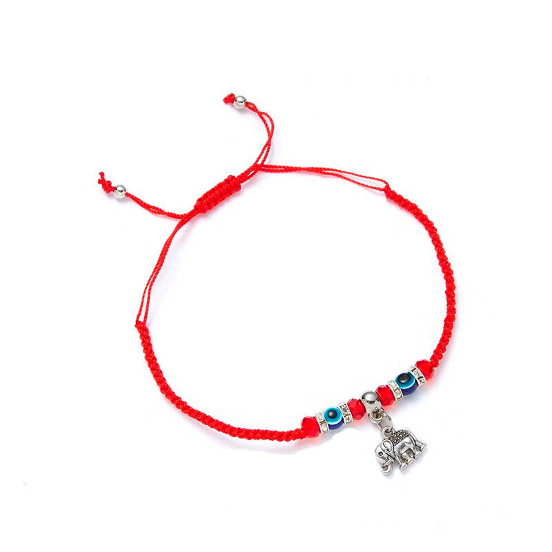 Pulsera tela rojo