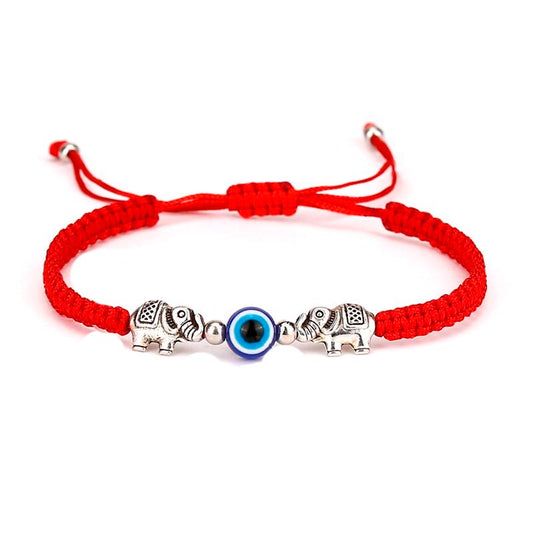 Pulsera tela rojo