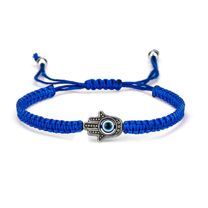 Pulsera tela azul