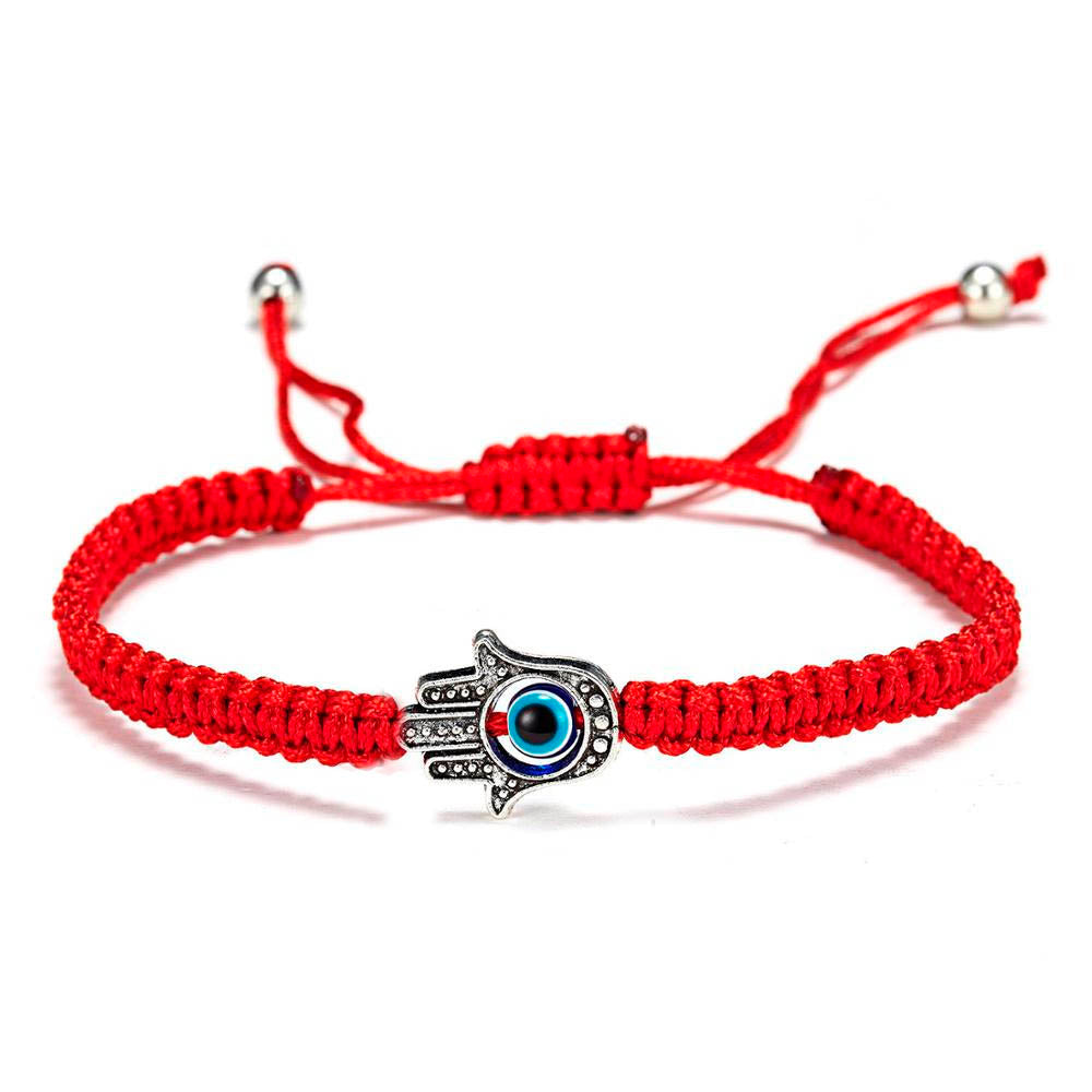 Pulsera tela rojo