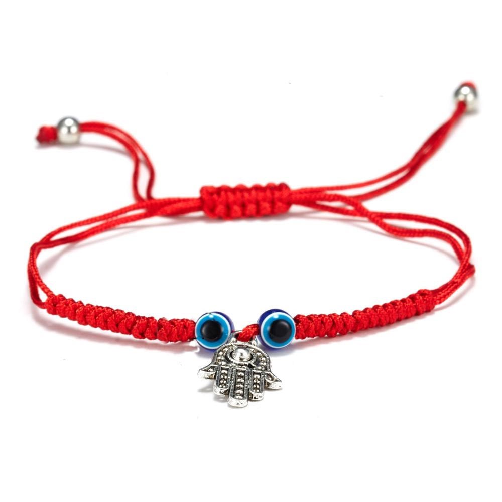 Pulsera tela rojo