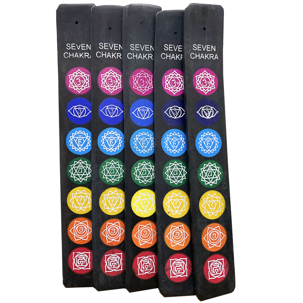Porta inciensos de 7 Chakras