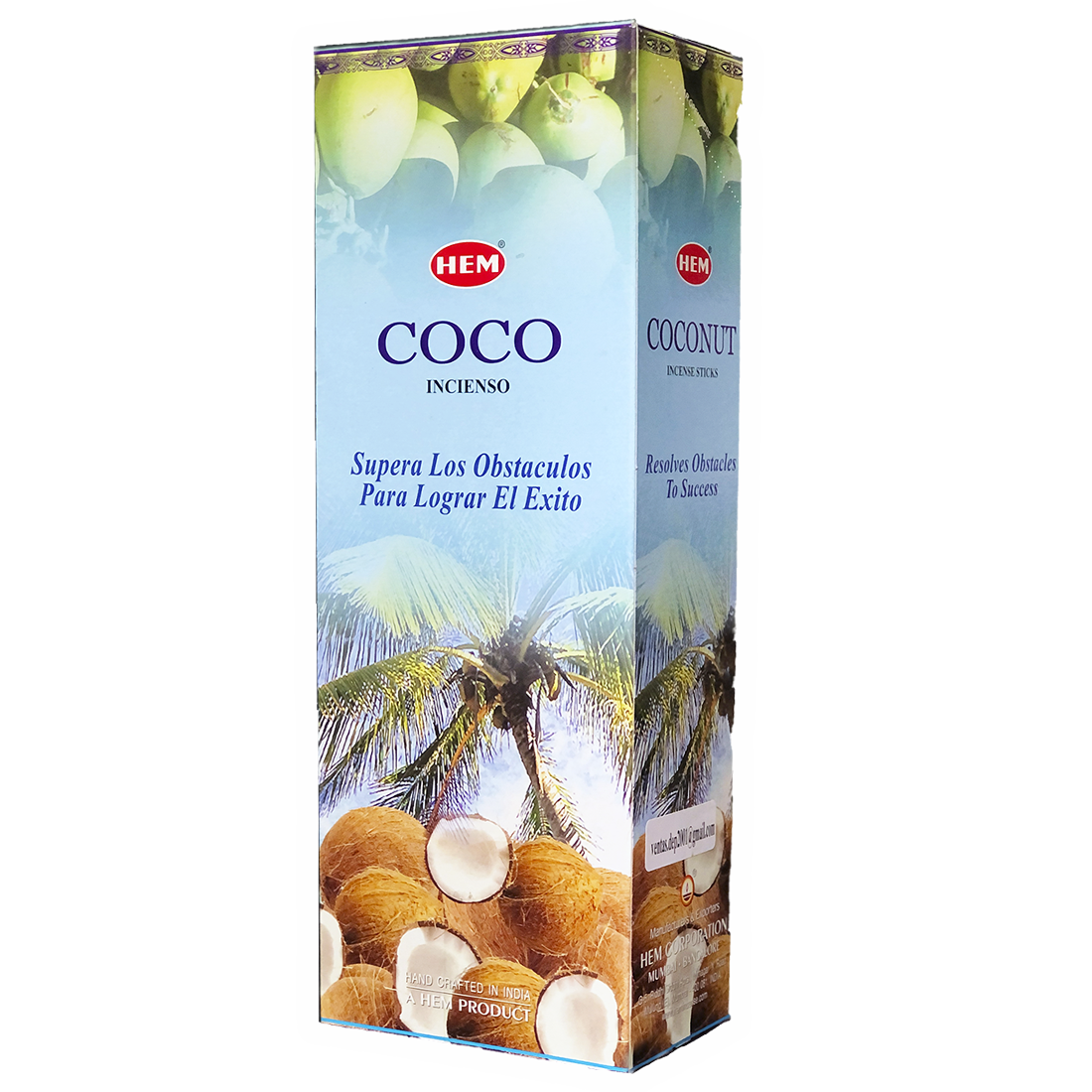 Caja incienso Coco