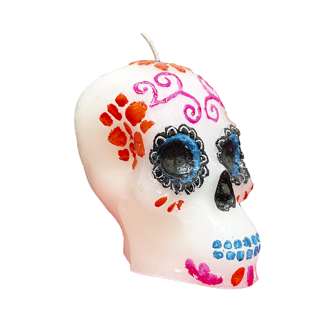 Vela calavera dia de muertos