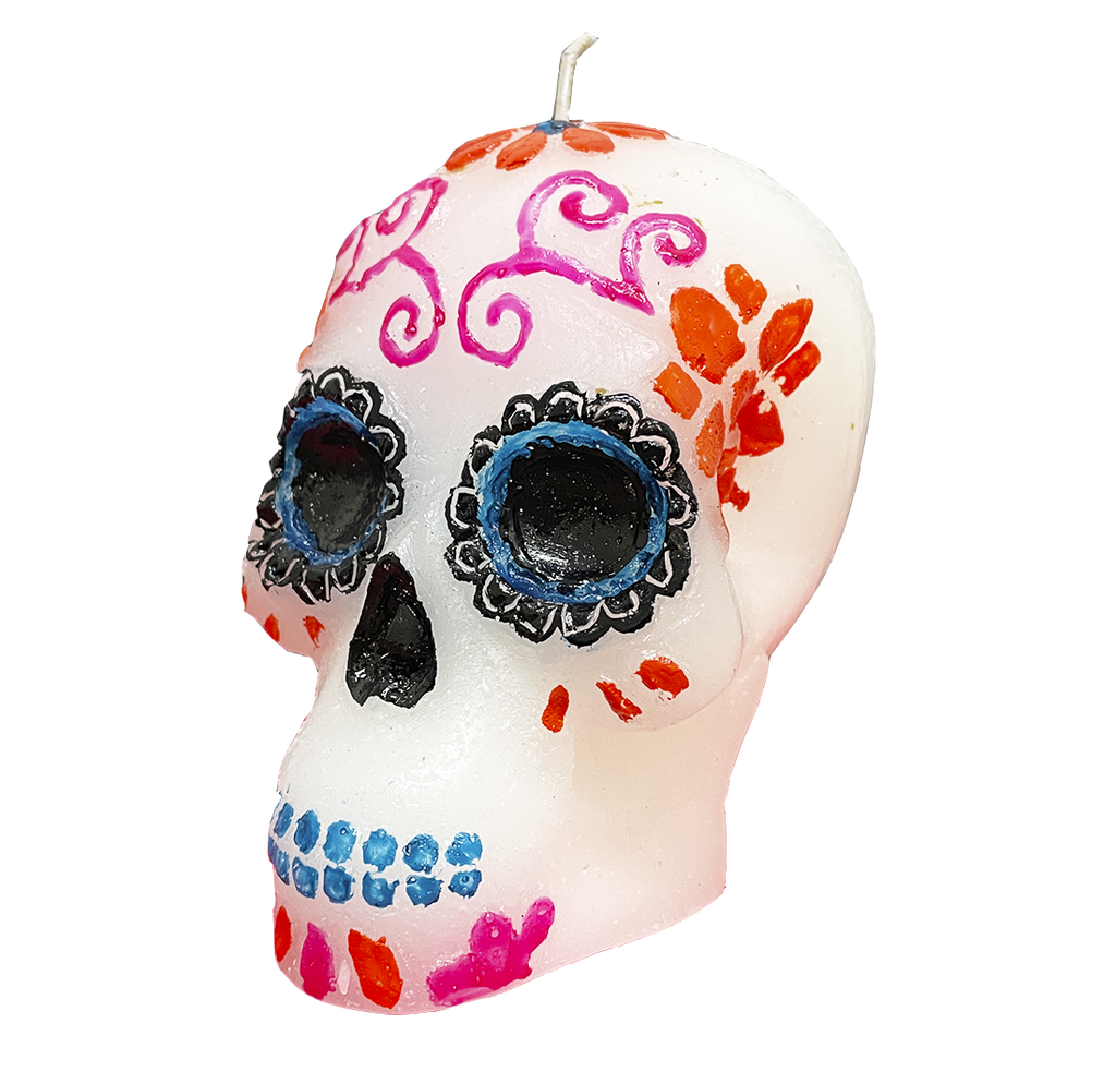 Vela calavera dia de muertos