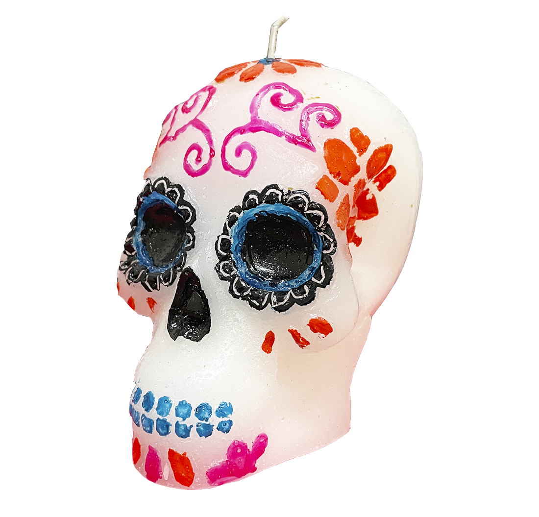 Vela calavera dia de muertos