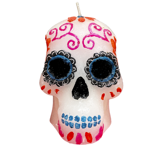 Vela calavera dia de muertos