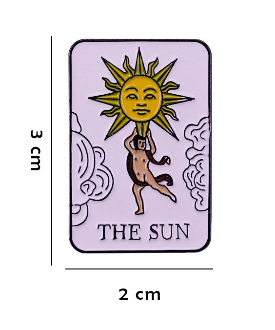 Pin - Mini Tarot The Sun/El Sol