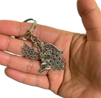 Llavero Yoga, om y mano de fatima