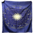 Mantel para Tarot - Zodiaco Azul