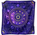 Mantel para Tarot - Zodiaco Morado