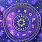Mantel para Tarot - Zodiaco Morado