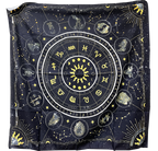 Mantel para Tarot - Zodiaco Negro