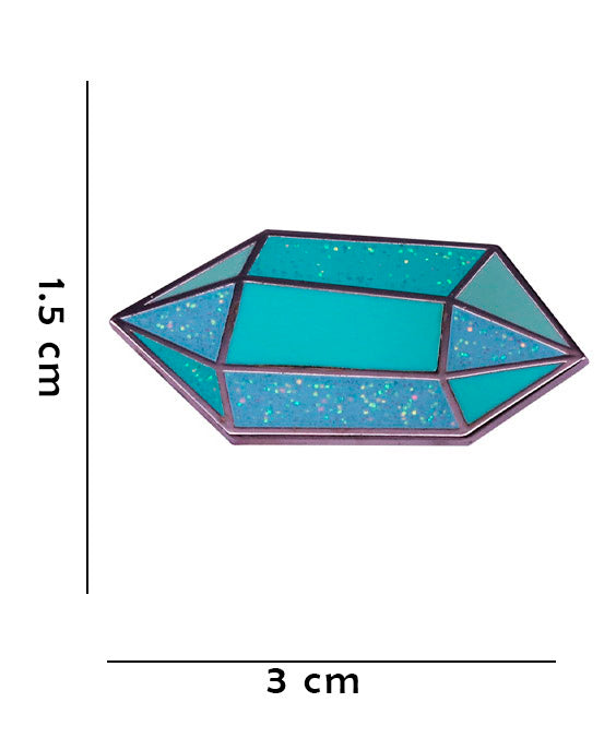 Pin- Cuarzo Turqueza