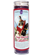 Veladora - San Martin Caballero