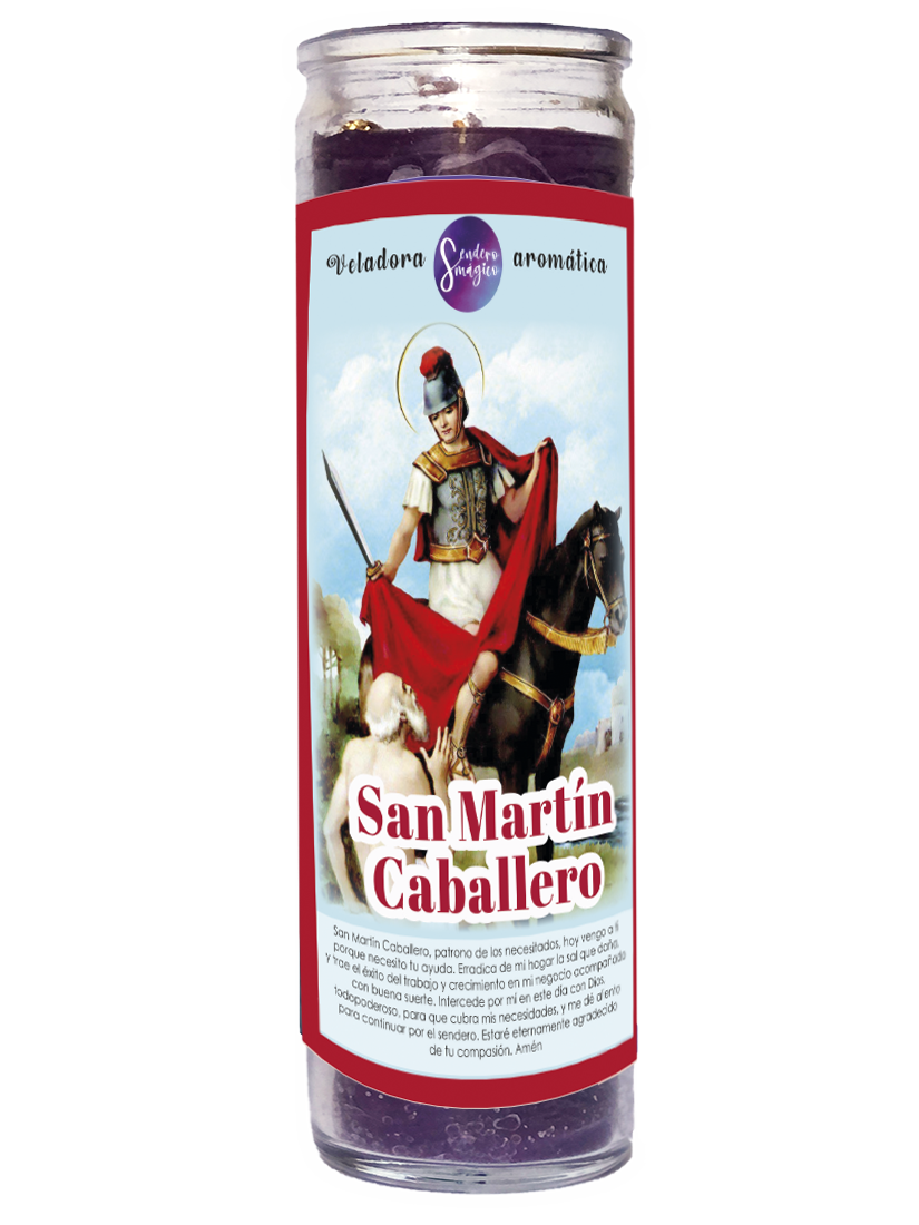 Veladora - San Martin Caballero