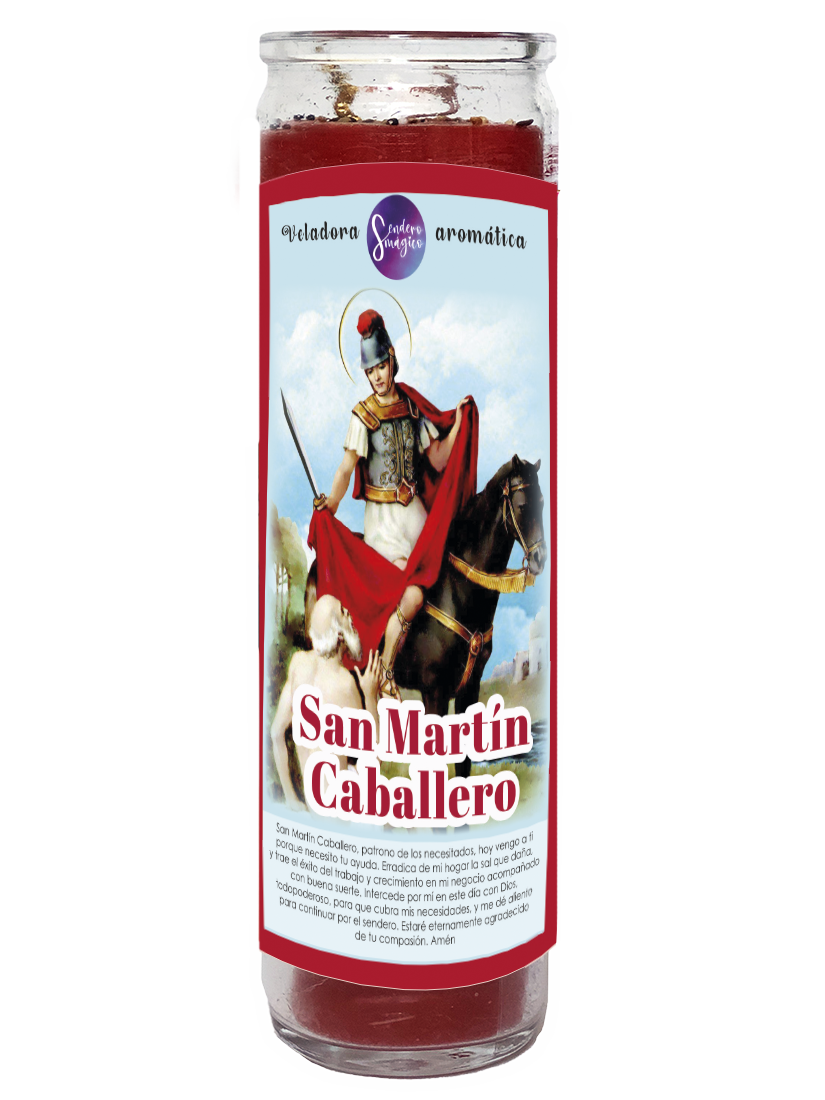 Veladora - San Martin Caballero