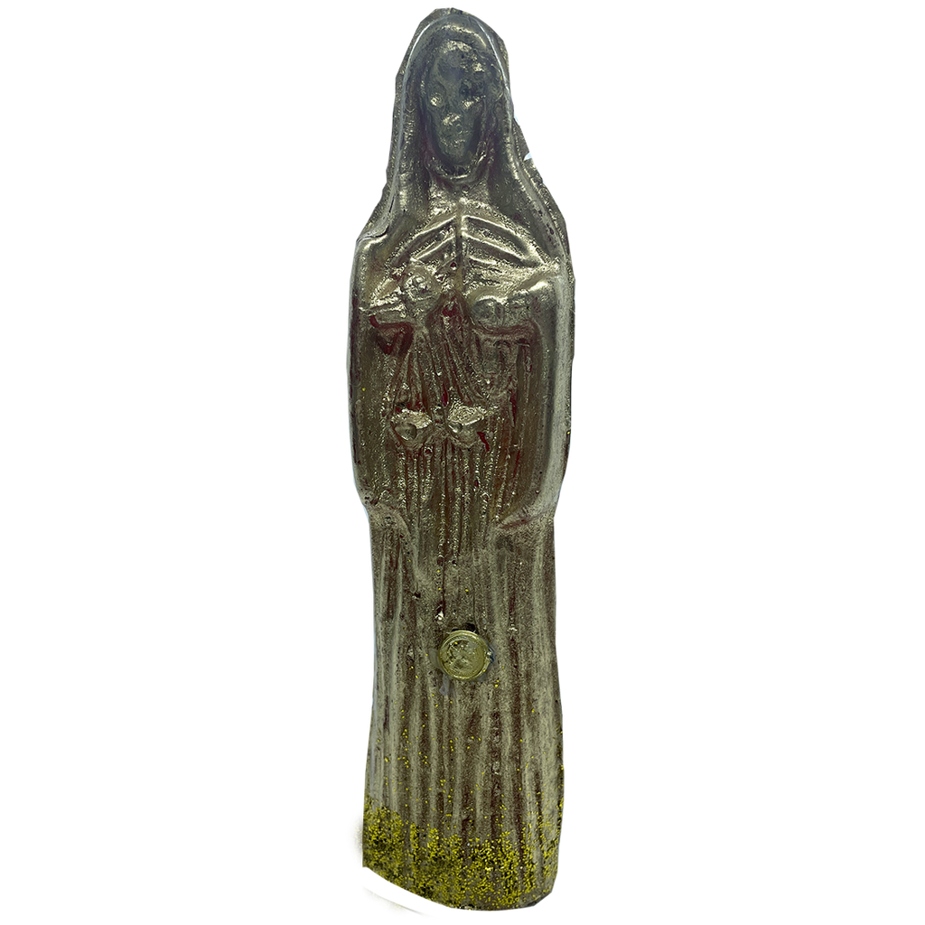Vela de figura - Santa Muerte Dorada