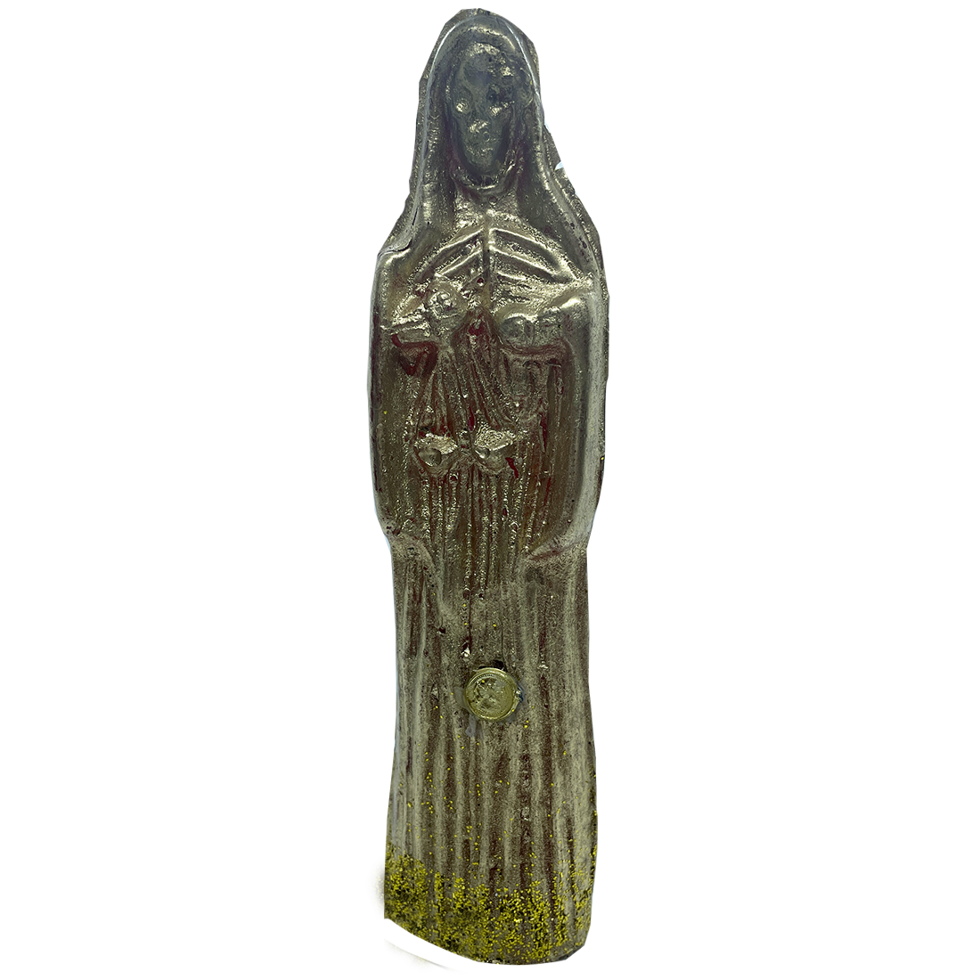 Vela de figura - Santa Muerte Dorada