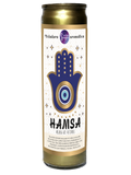 Veladora - Hamsa o Mano de Fátima - Dorada